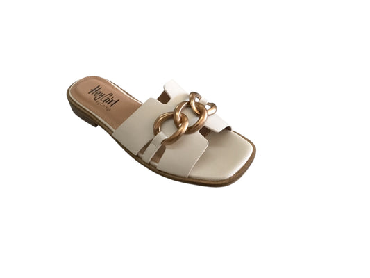 Corky's Hey Girl Off the Chain Ivory Sandals