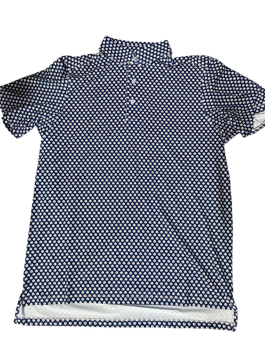 Meripex Navy Baseball Preformance Polo Shirt