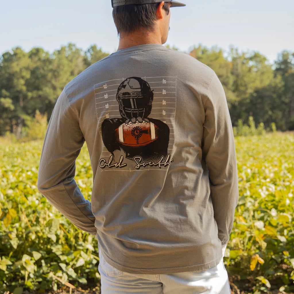 Old South Football Grip Long Sleeve Tee