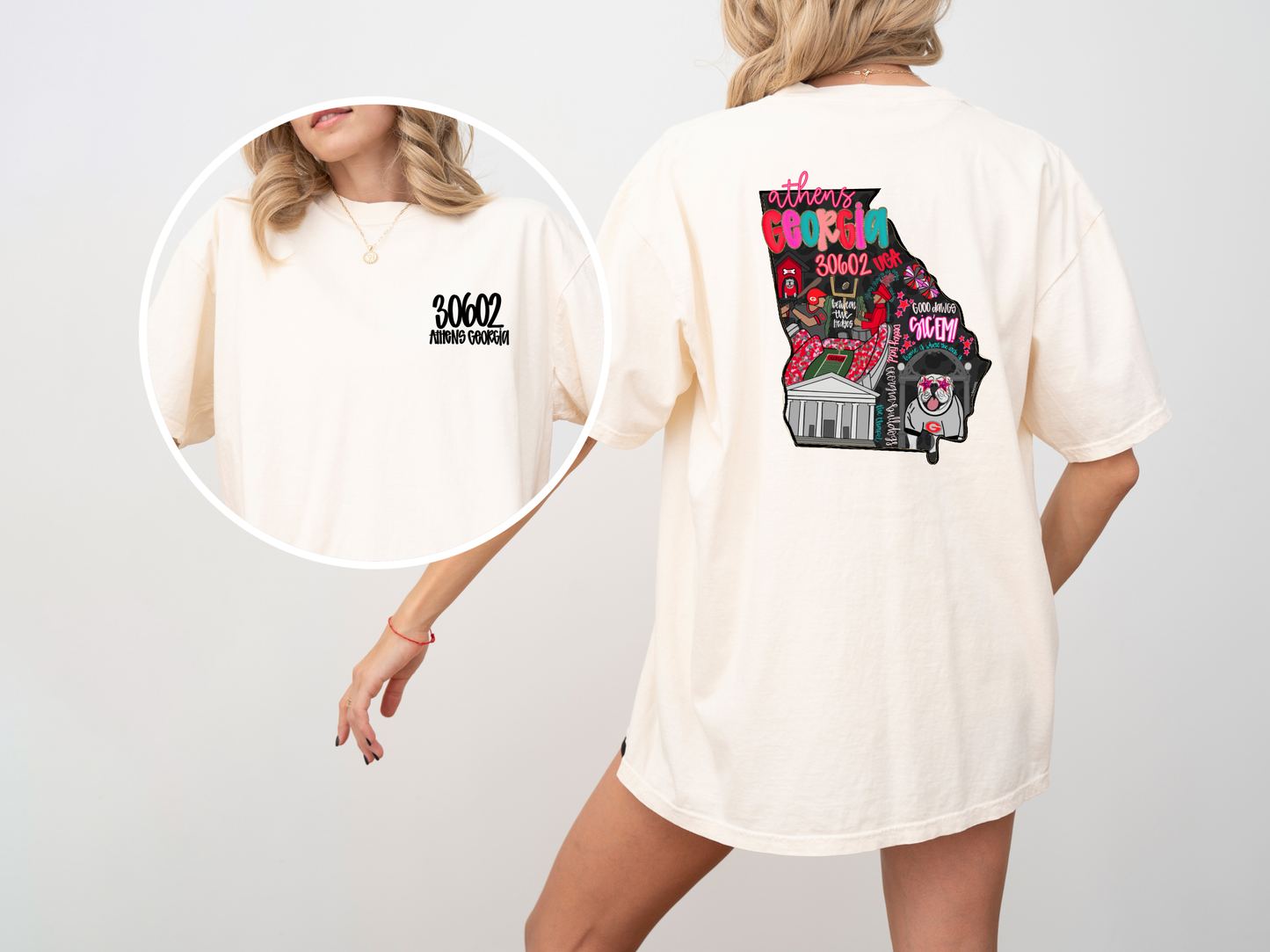 Athens Zip State Tee
