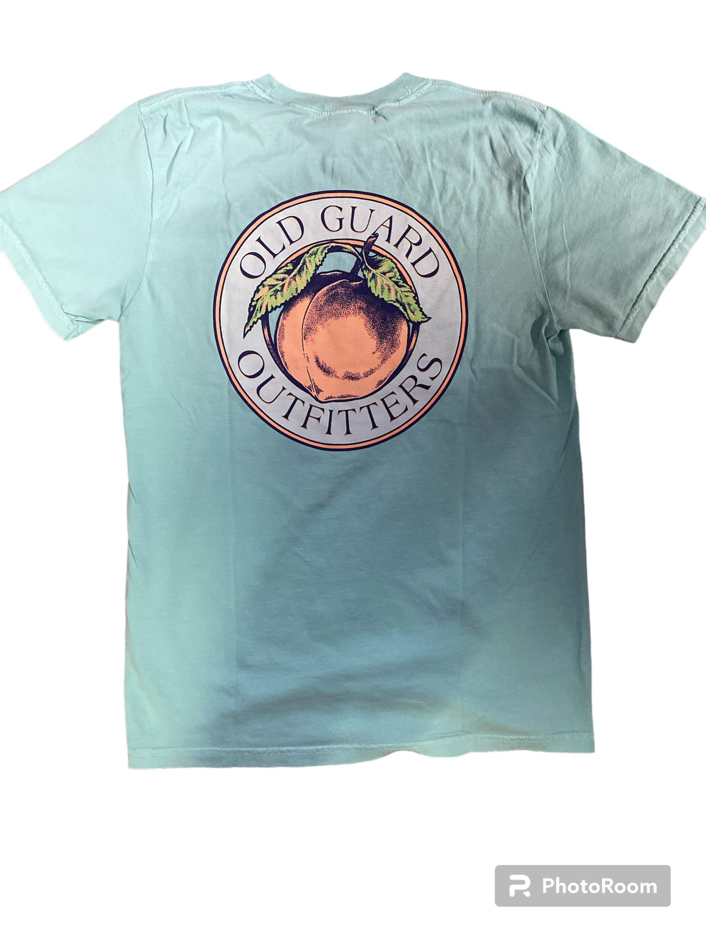 Old Guard Teal Peach Shirt