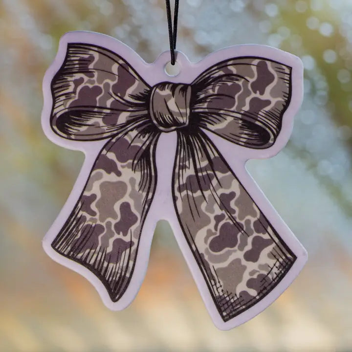 Duck Camo Bow - Air Freshener