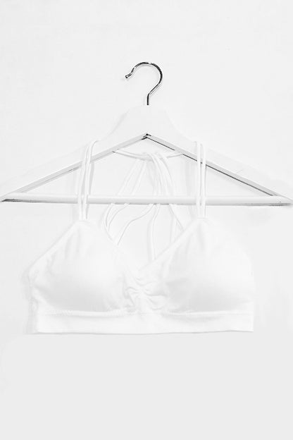 White Strappy Bralette