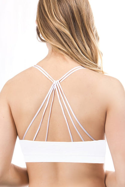 White Strappy Bralette
