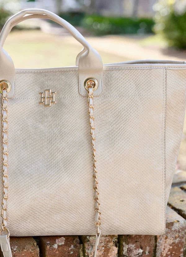 Melissa Tote Bag Shimmer Champagne: Default