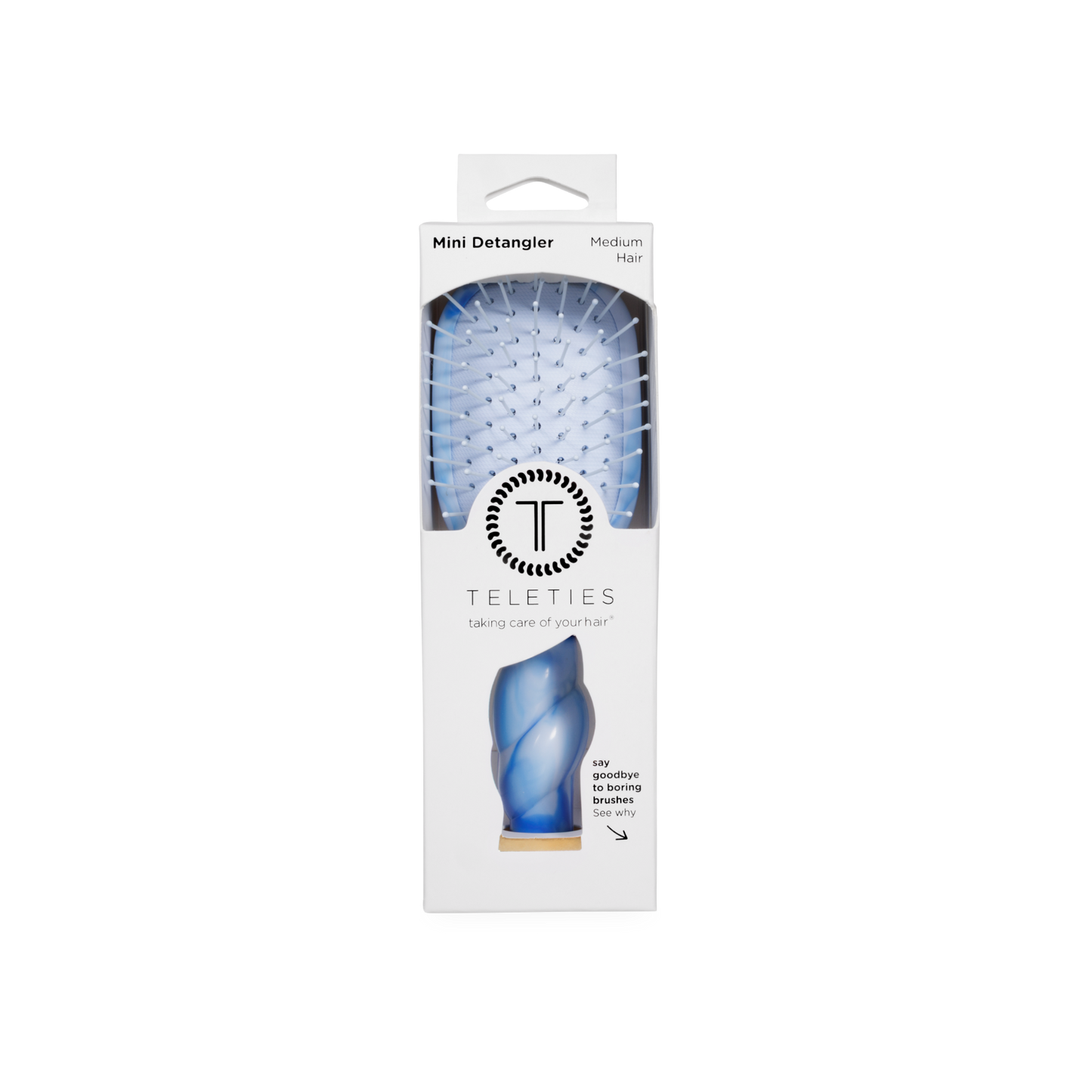 Teleties Mini Detangler Brush | Medium | Tide & True