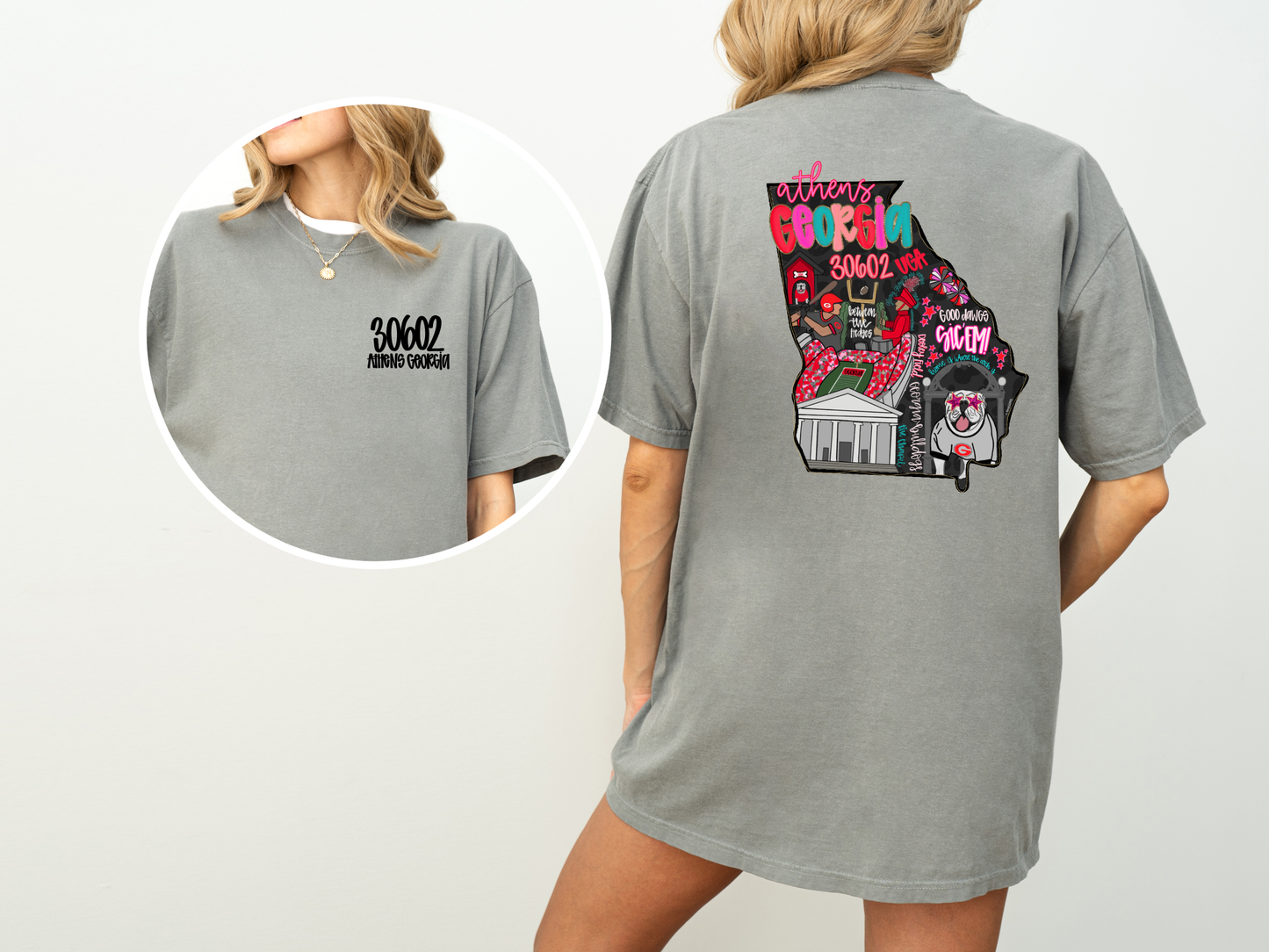 Athens Zip State Tee