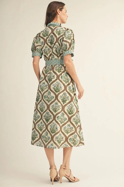 The Alex Floral Midi Dress