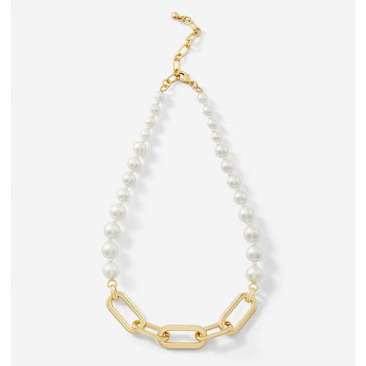 Gold Chain & Pearl Necklace
