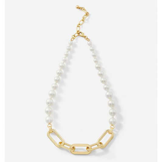 Gold Chain & Pearl Necklace