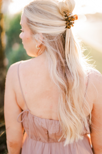 Teleties Classic Hair Clip | Small | Tortoise