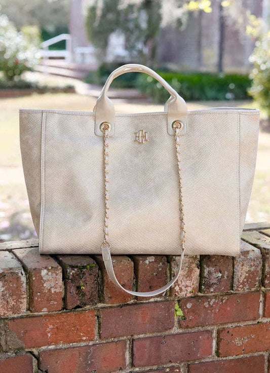 Melissa Tote Bag Shimmer Champagne: Default
