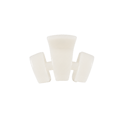 Teleties Classic | Coconut White | Petite | Claw Clip