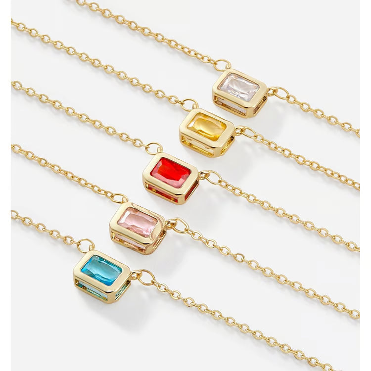 Gold Mini Pendant Necklace