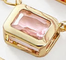 Gold Mini Pendant Necklace