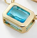 Gold Mini Pendant Necklace