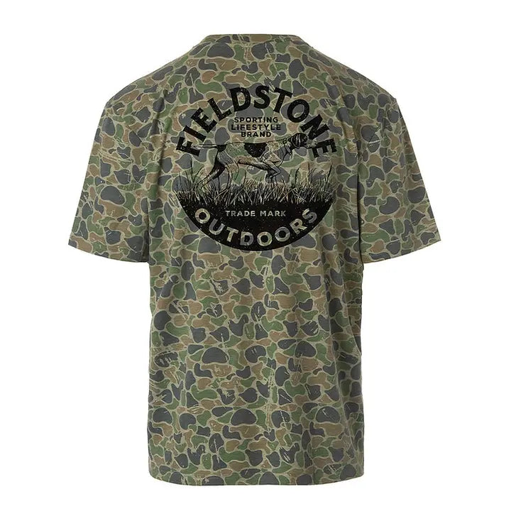 Fieldstone Youth Backwoods Camo Pointer Tee