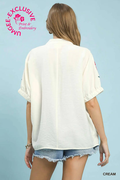 The Jennifer Embroidered Blouse