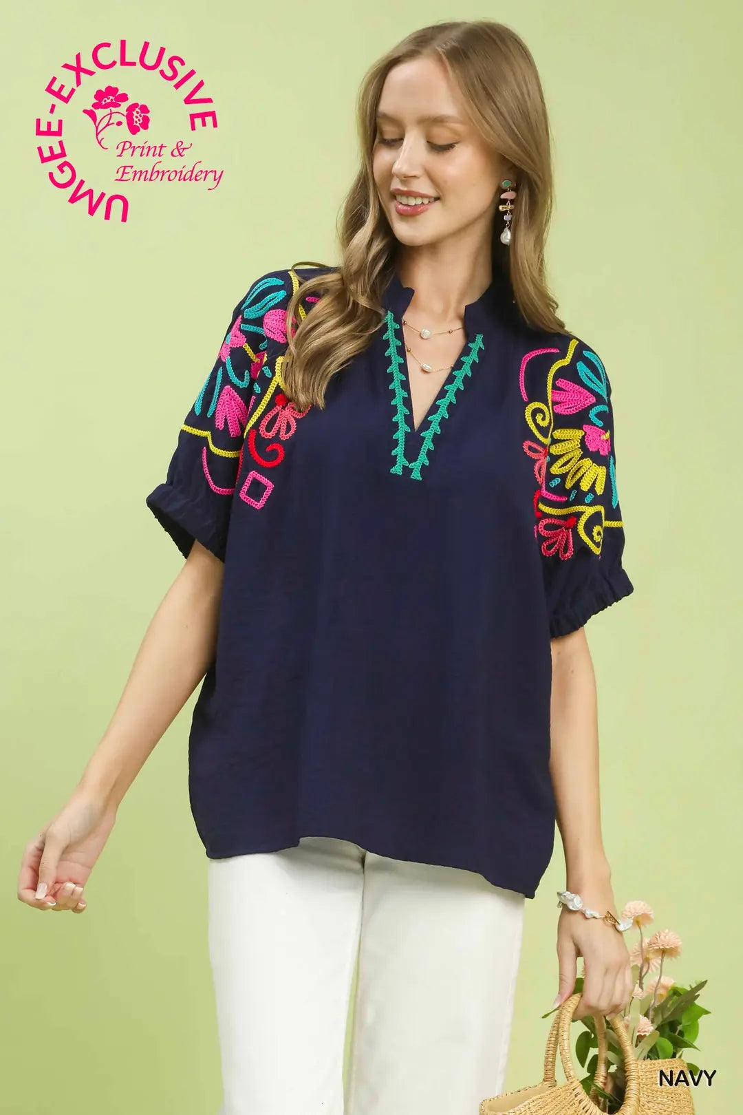 The Jennifer Embroidered Blouse
