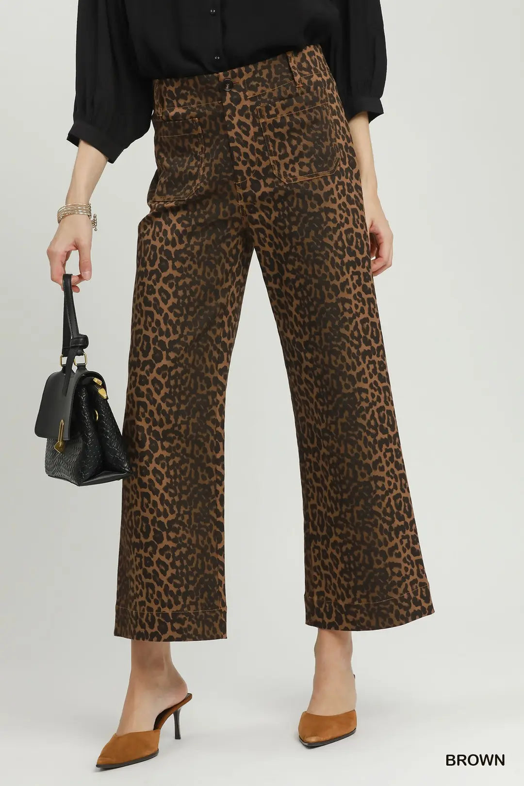 The Ashley Leopard Print Pants
