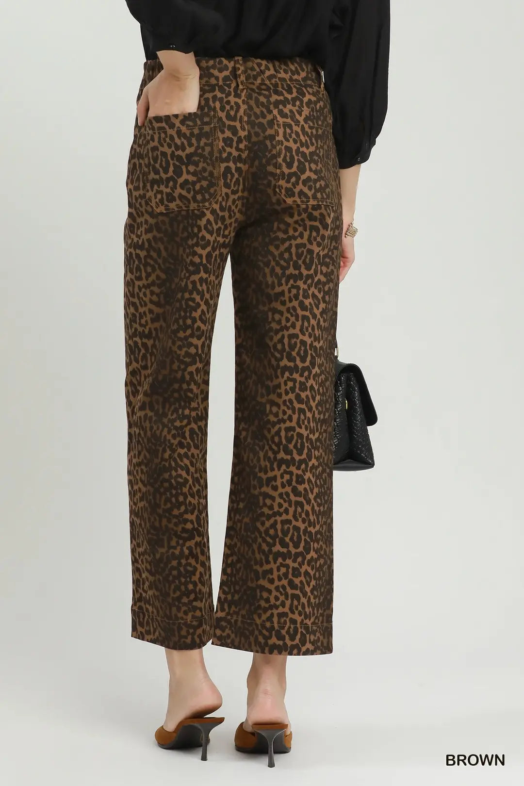 The Ashley Leopard Print Pants