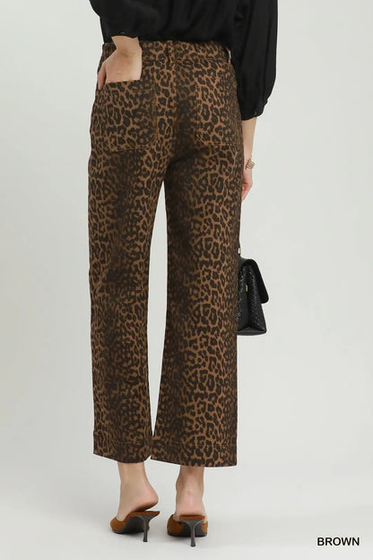 The Ashley Leopard Print Pants