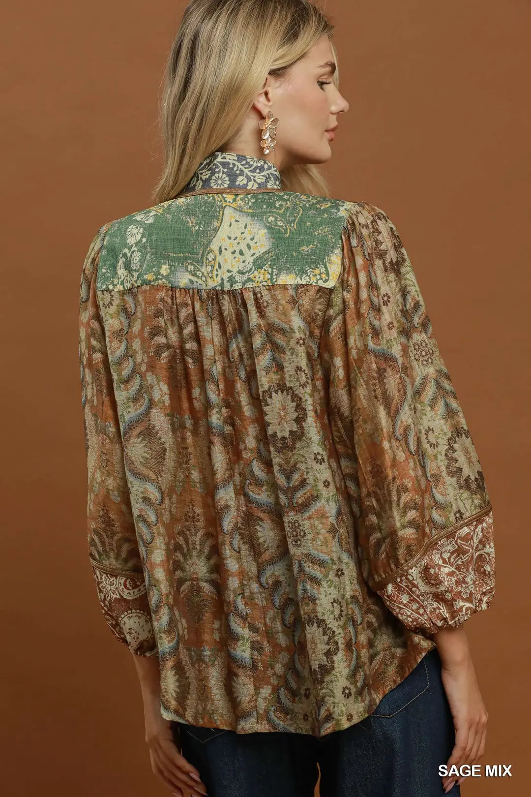 The Ava Paisley Blouse