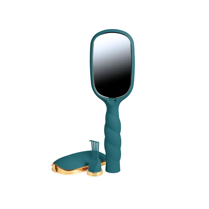 Teal with it Boar Brush