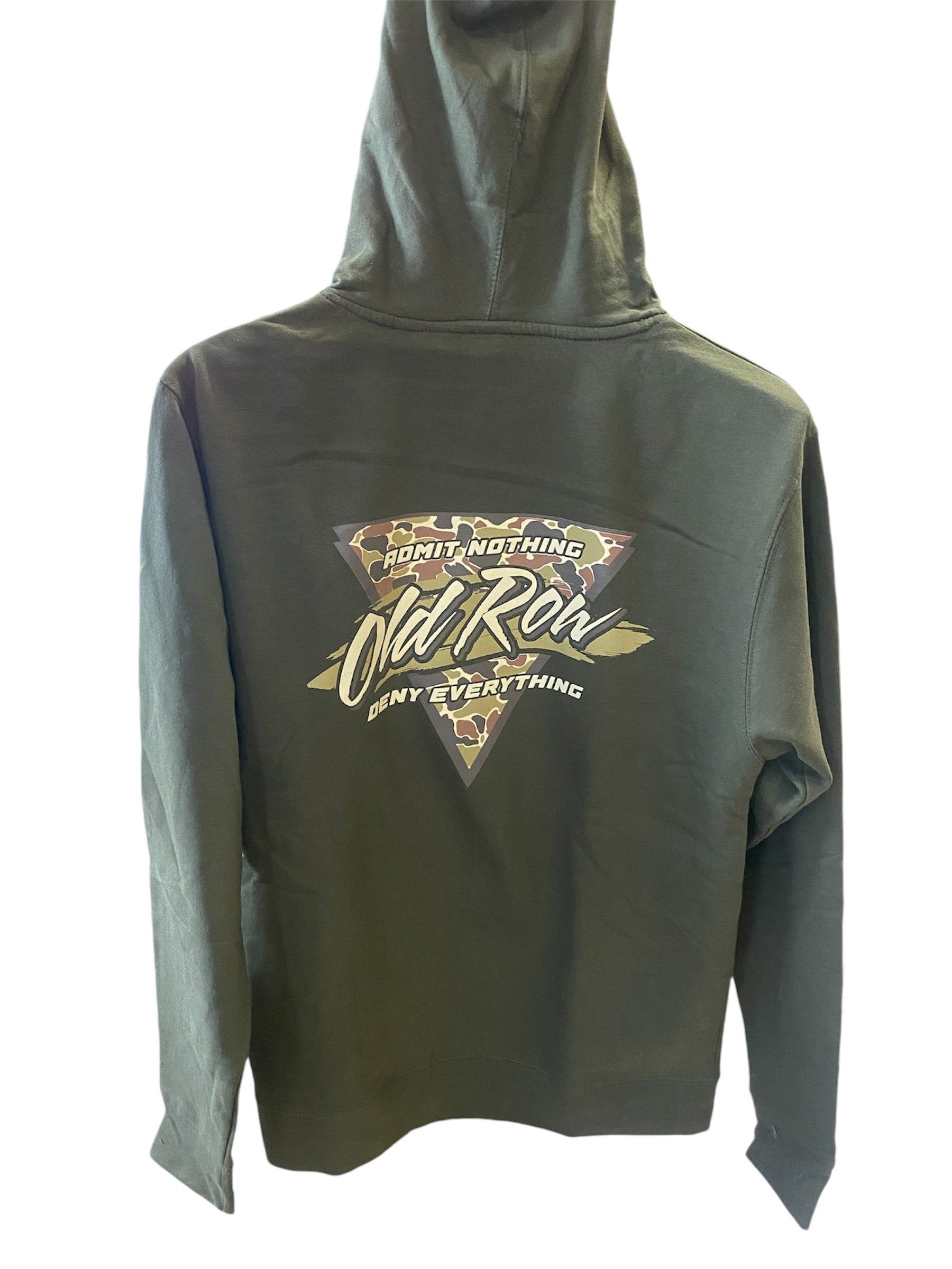 Old Row Green Camo Retro Triangle Hoodie