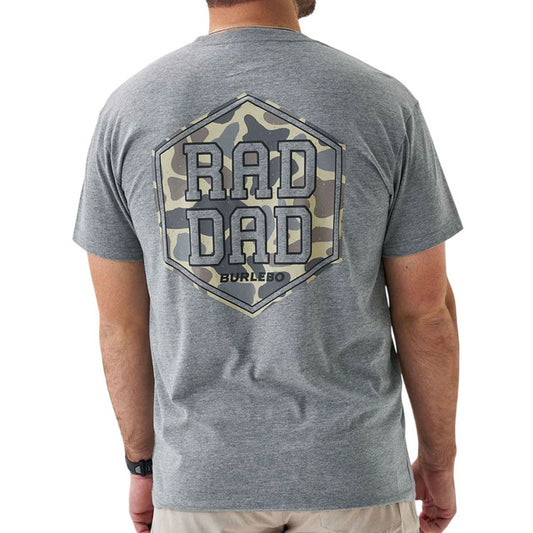 Burlebo Mens Rad Dad Deer Camo Tee