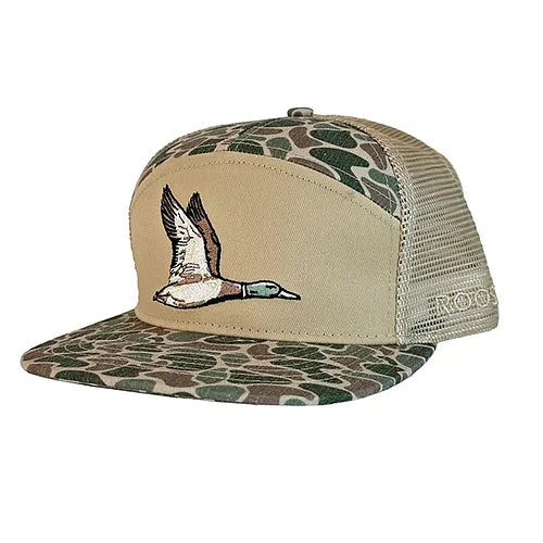 Roost 7 Panel Camo Full Color Duck