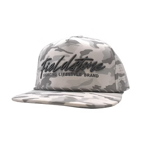 Snow Camo Performance Rope Hat Fieldstone