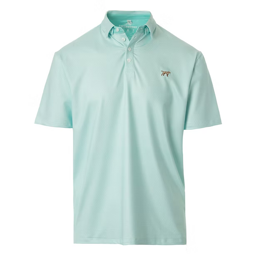 Fieldstone Men's Mint Diamond Polo