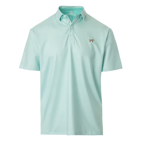 Fieldstone Youth Mint Diamond Polo