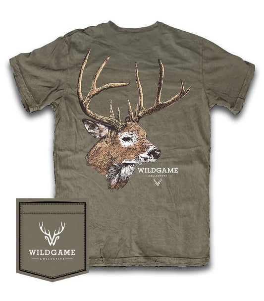 WILDGAME Buck Chocolate Tee