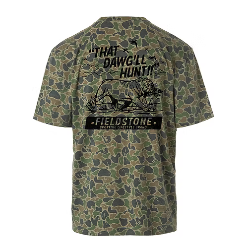 Fieldstone "That Dawg'll Hunt" Camo SS Tee