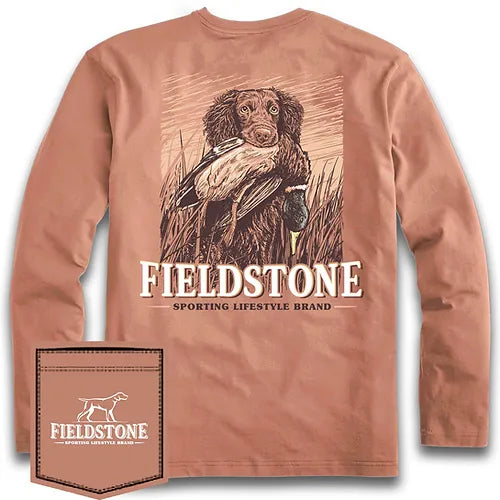 Fieldstone Fetch Em' Up Long Sleeve Tee