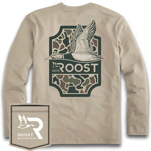 Fieldstone Roost Camo Shield LS Tee