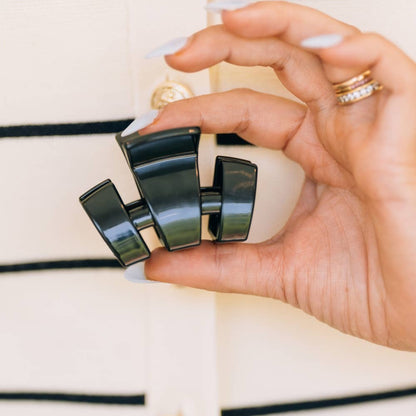 Teleties Classic | Jet Black | Petite | Claw Clip