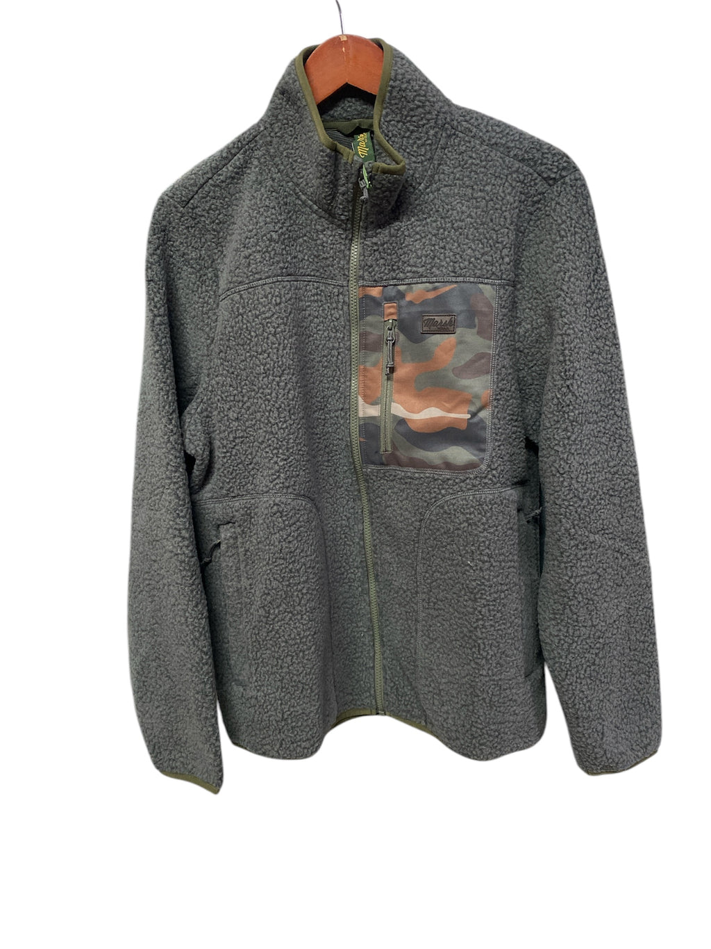 Marsh Wear Sherpa Jacket in Charcoal