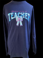 Simply Southern LS Teacher in Eclipse Tee