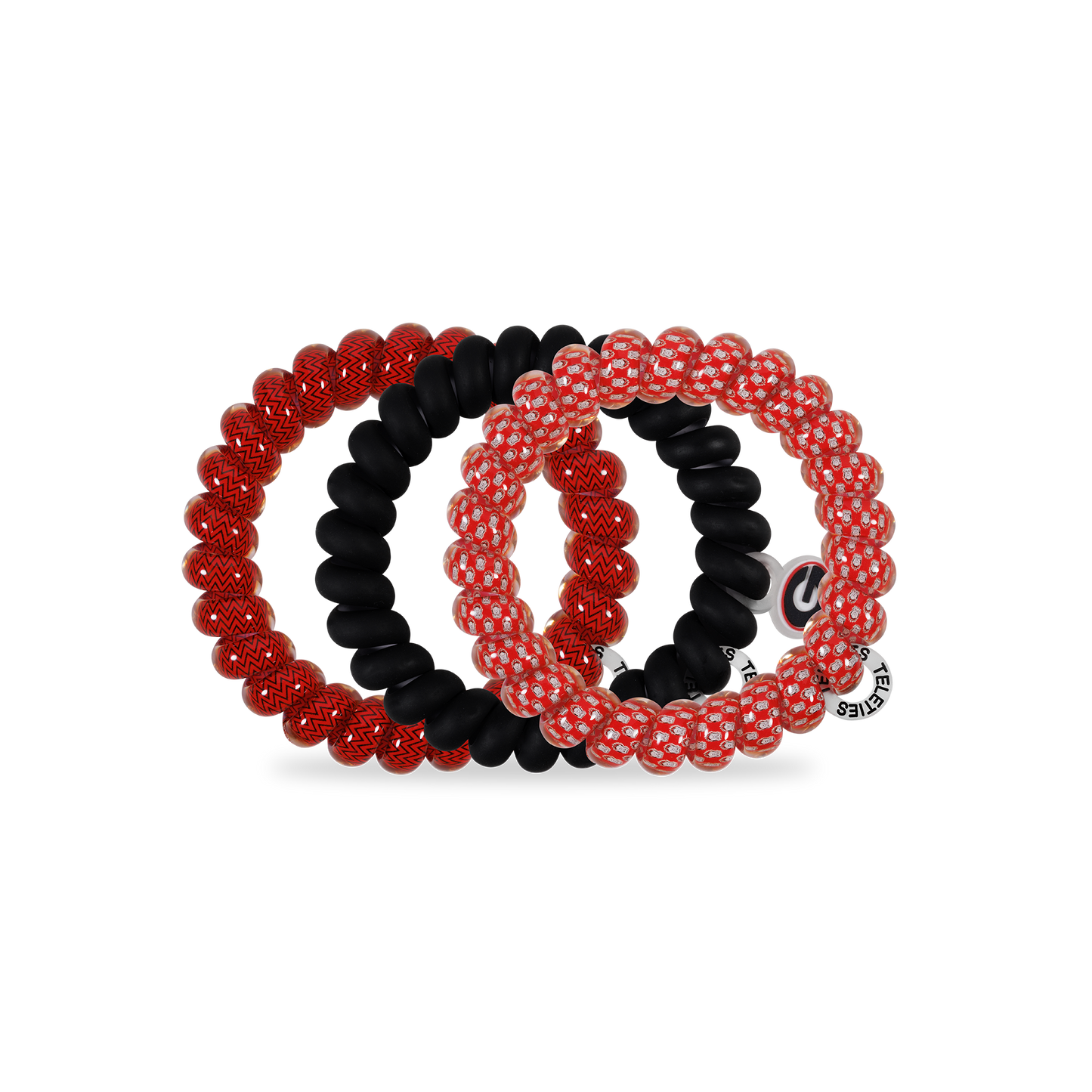 Spiral Hair Coils | Large | Go Dawgs! Hair Ties