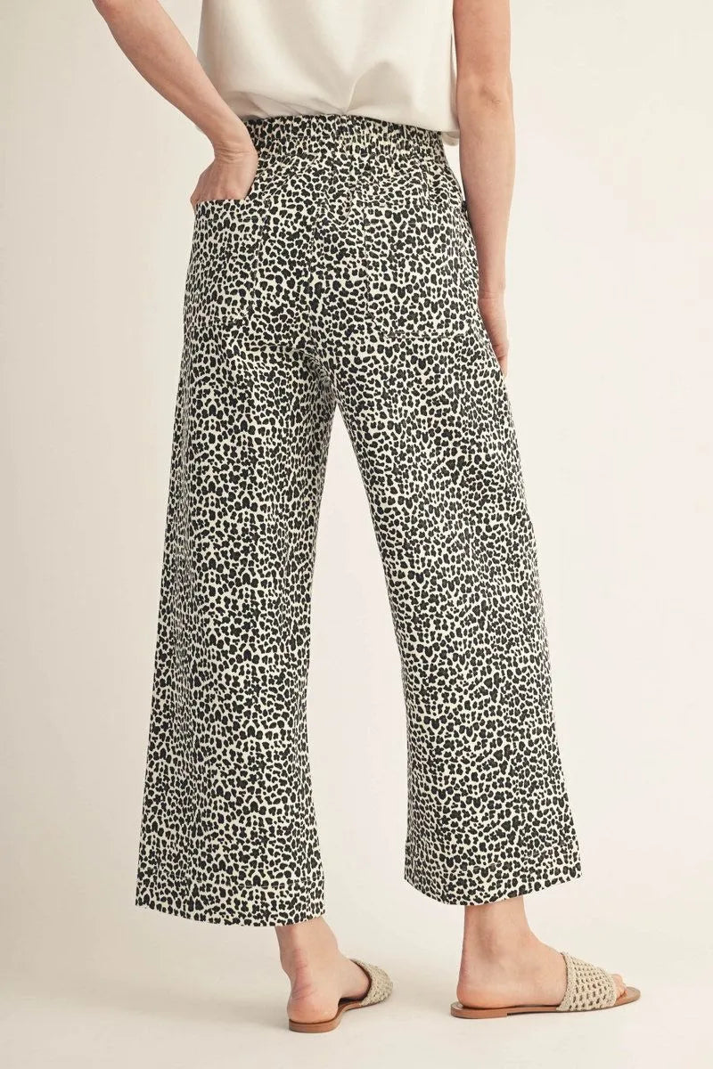 The Rebecca Leopard Print Pants