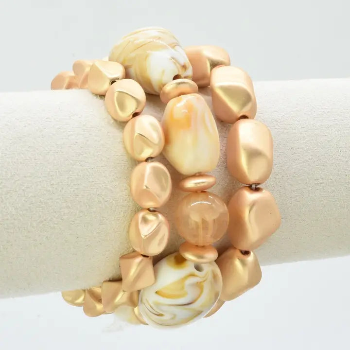 Holly 3 Piece Stretch Bracelet Set
