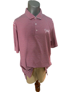 Golf Junkie Stripped Gameday Polo