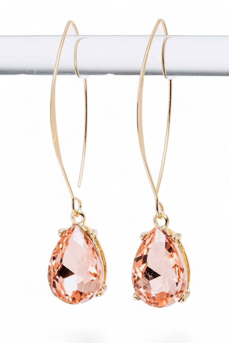 Euro Wire Teardrop Earrings