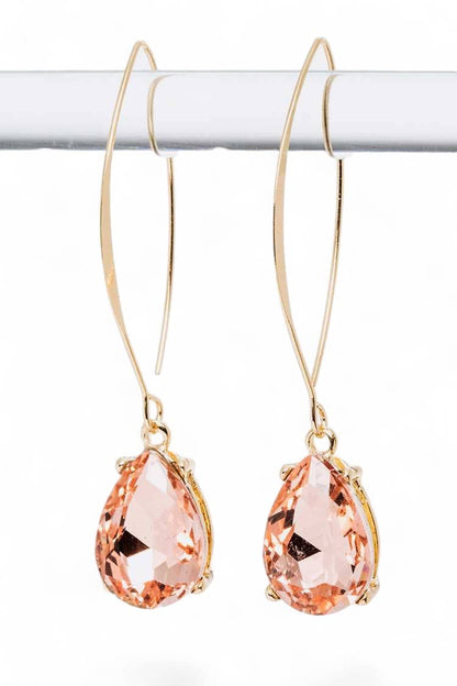 Euro Wire Teardrop Earrings