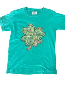 Simply You Youth Glitter Painted Shamrock