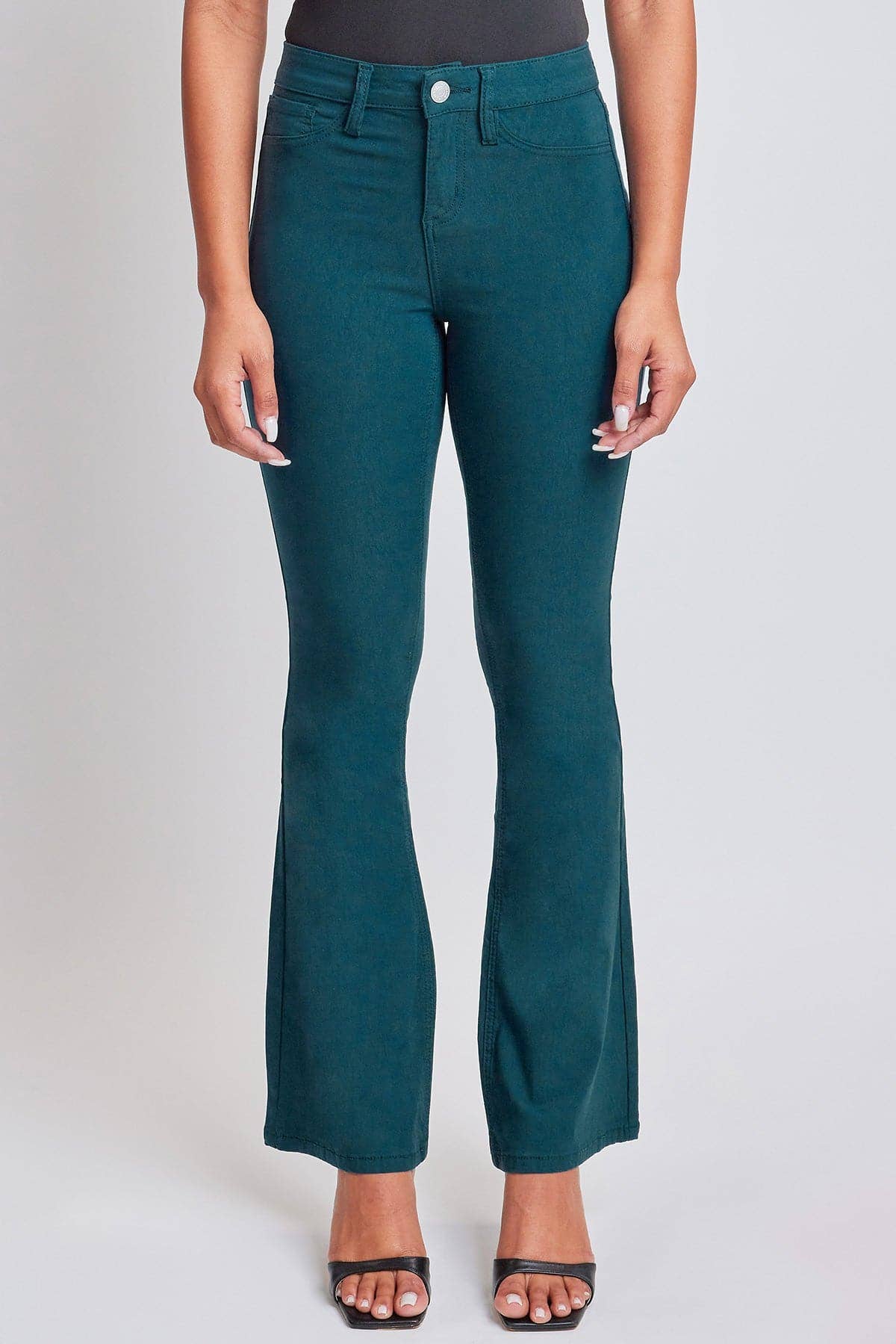 Hyperstretch Flare Pants-blue steel