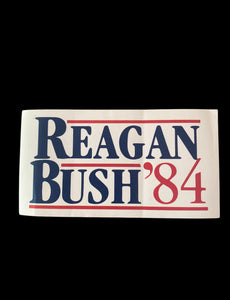 Reagan Bush 84' Sticker